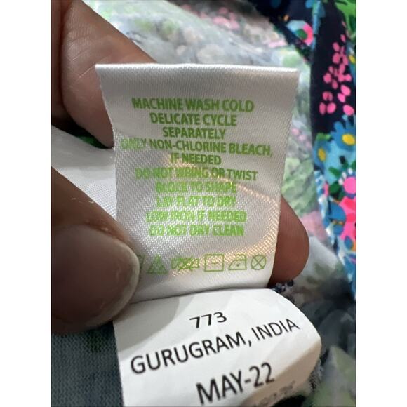 Lilly Pulitzer 2XL women's Cath Take Me To The Sea Cotton Shift Dress XXL - Picture 13 of 14